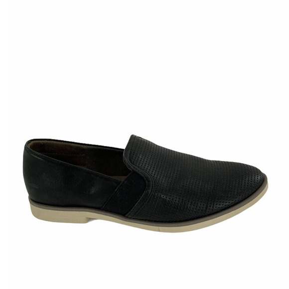 Sofft Womens Comfort Loafer Black Textured Slip On Leather Shoes US 7.5 New - Picture 1 of 5